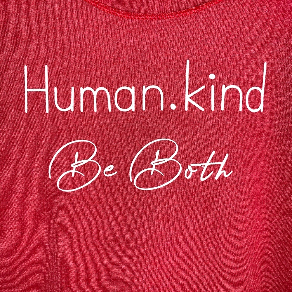 Humankind Be Both Racerback Tank Top - Picture 2 of 6